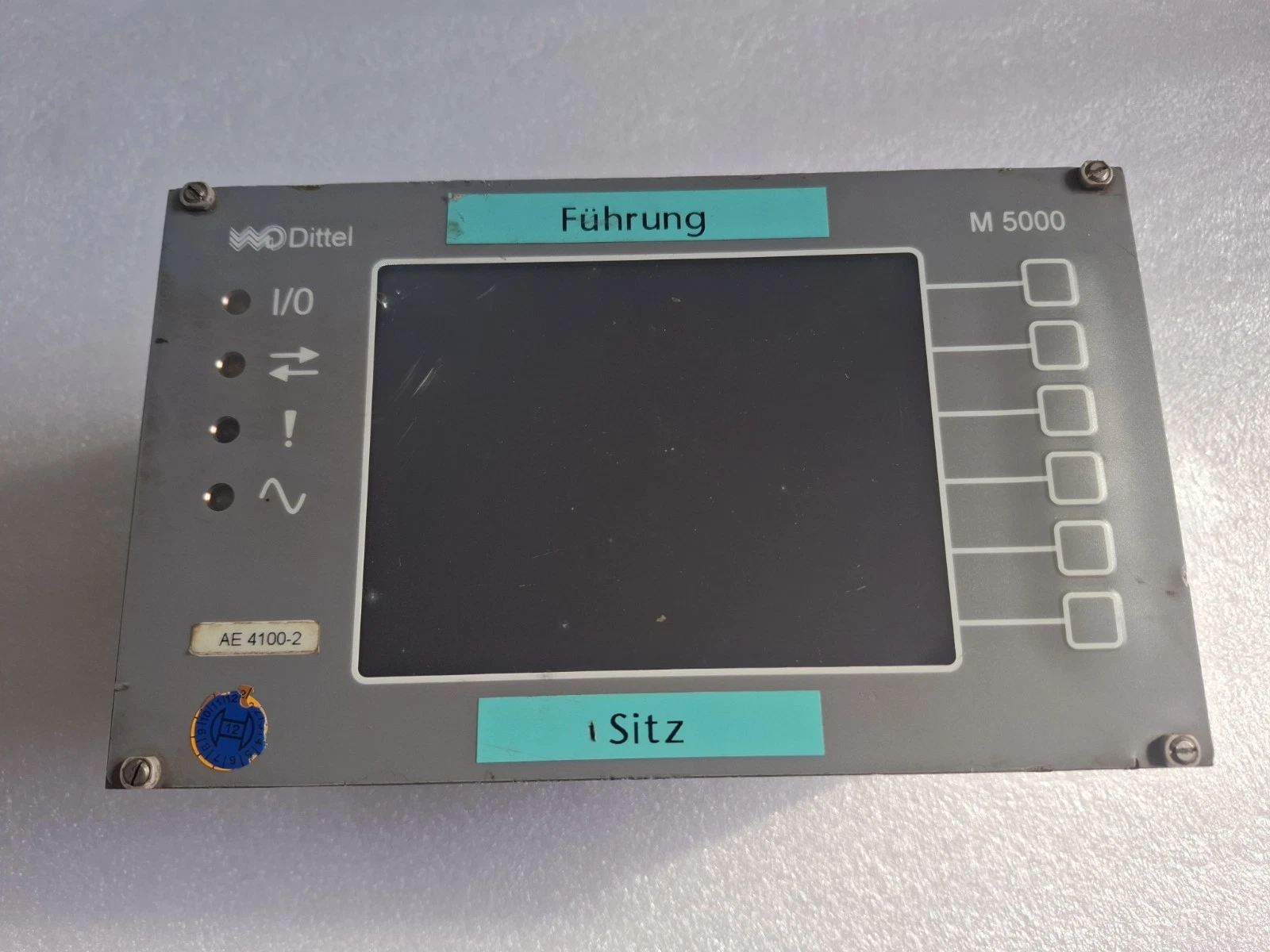 WO DITTEL AE 4100-2 M 5000 F 21319 FOR REPAIR OR PARTS